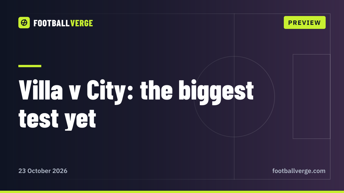 Aston Villa v Manchester City preview: can Villa end Maresca's perfect start? Team news, stats and head-to-head