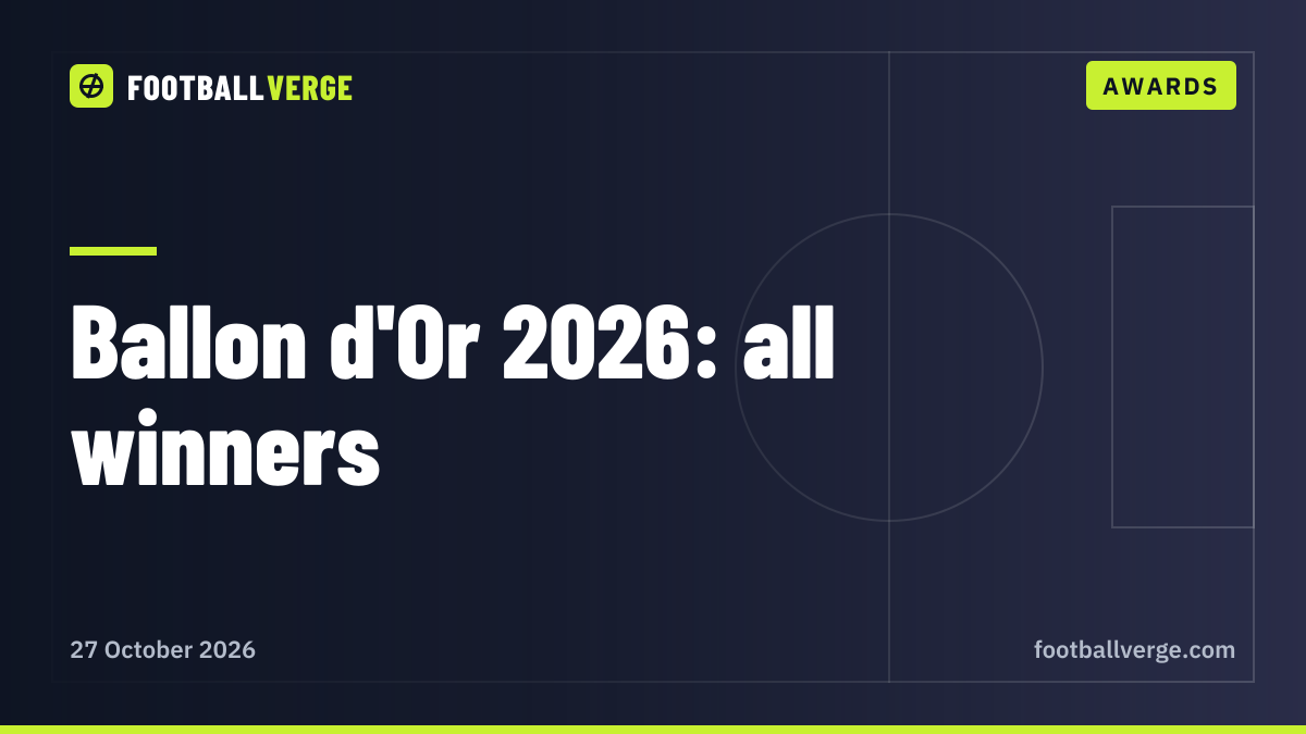 Ballon d'Or 2026 results: every winner — Kane, Putellas, Yamal, Saka's Socrates award and PSG club of the year