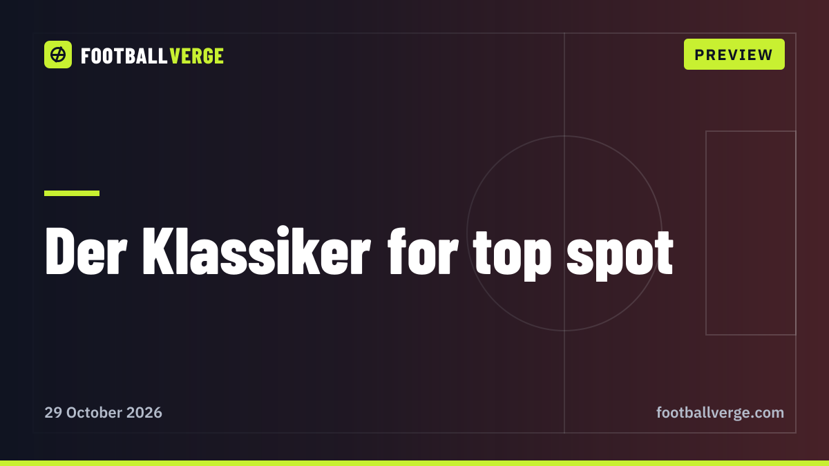 Bayern v Dortmund preview: Der Klassiker for first place, Kane's first game as Ballon d'Or winner and Kompany still absent
