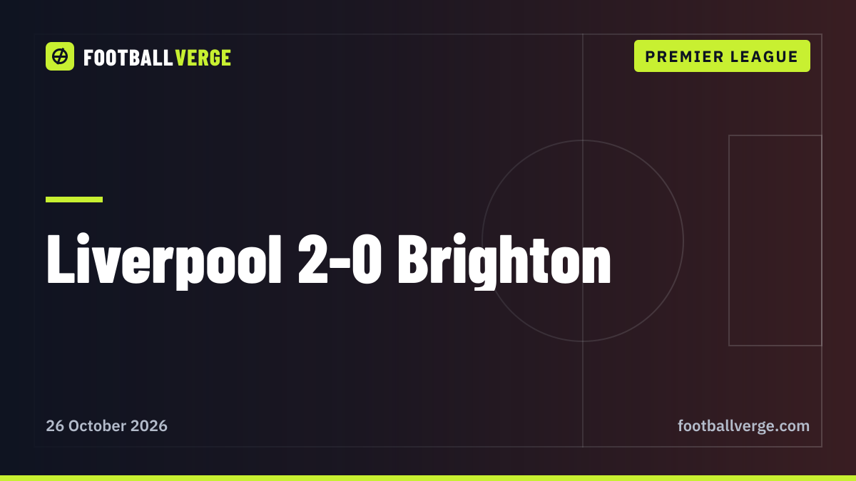 Liverpool 2-0 Brighton: Isak strikes again as Iraola finally gets his first home league win