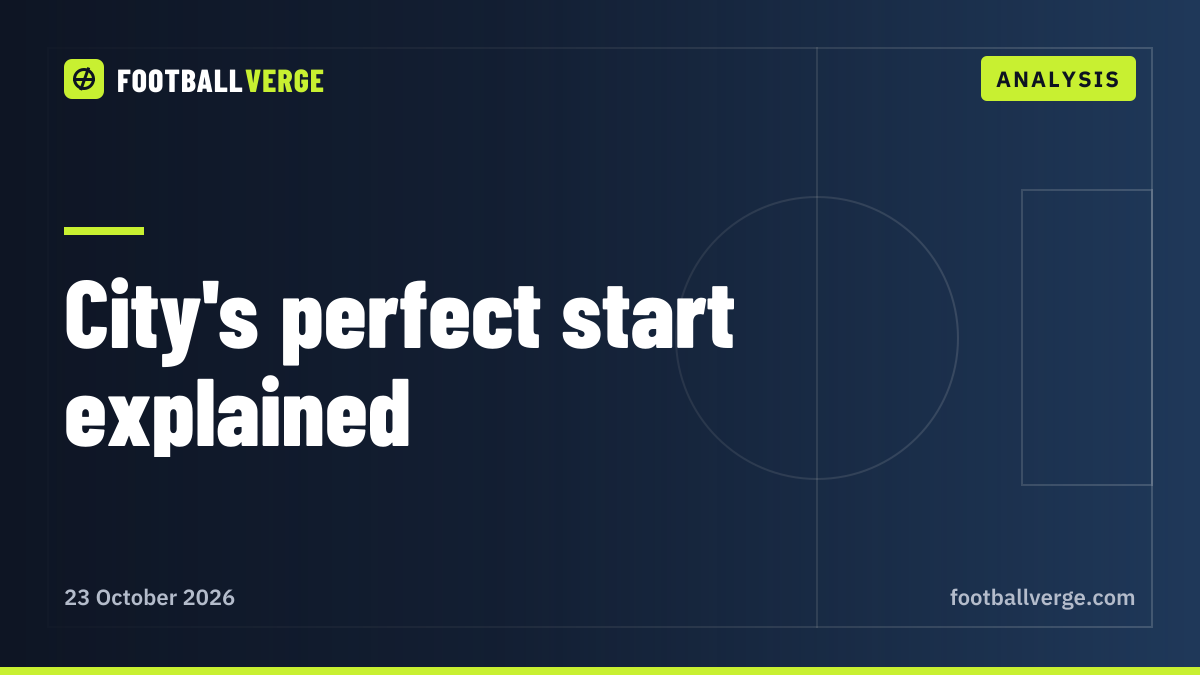 How Enzo Maresca's Manchester City made a perfect start — and why Villa Park is their biggest test yet