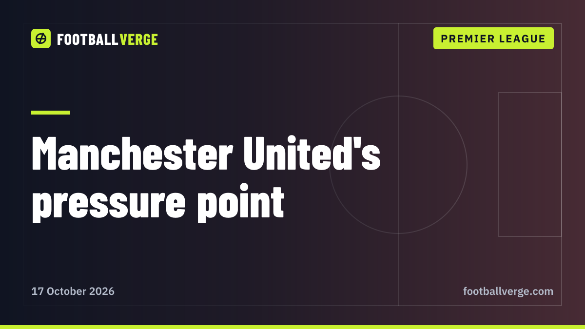 Five without a win and eight games in 30 days: Manchester United's pressure point