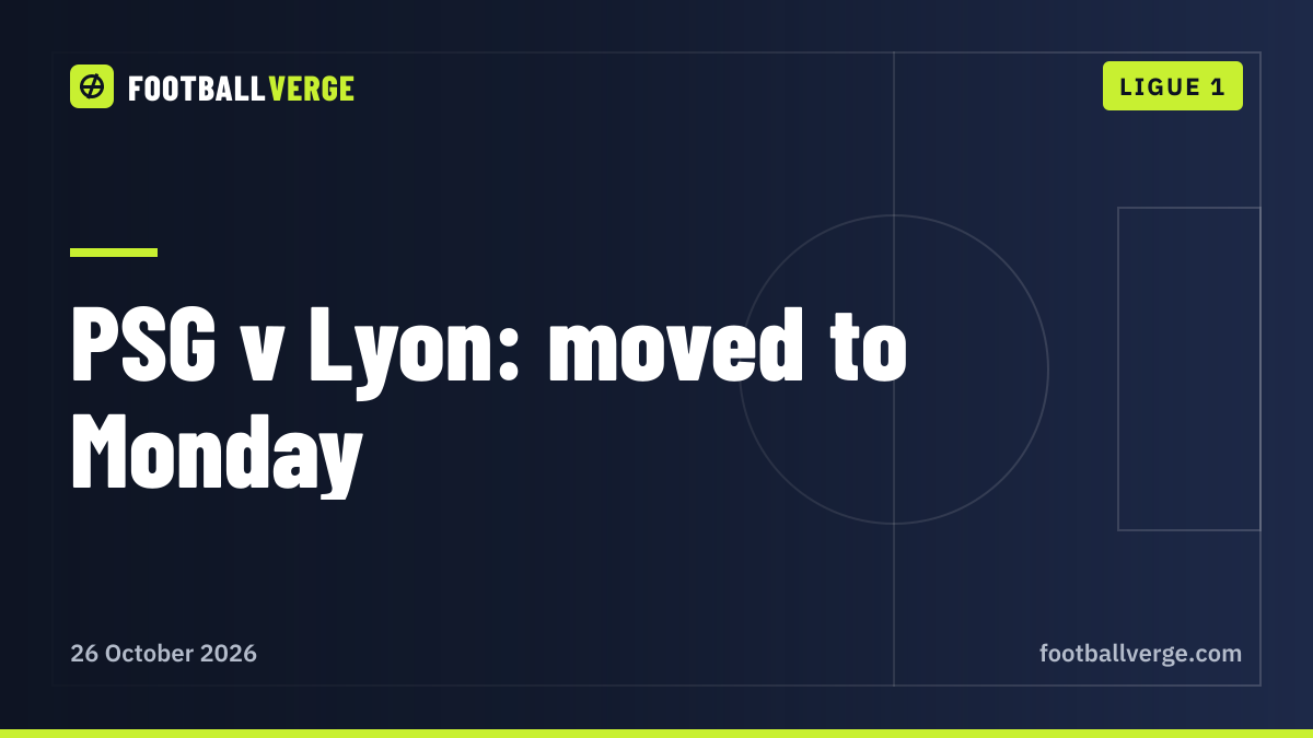 PSG v Lyon tonight: why the top-of-the-table game was moved, kick-off time and team news