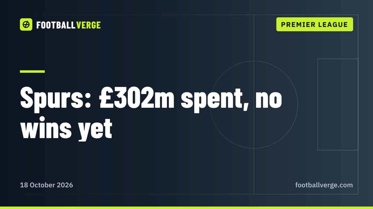 £302m spent, no wins: what has gone wrong at De Zerbi's Tottenham?