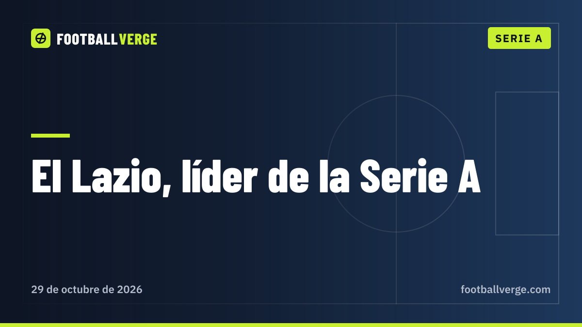 Sassuolo 2-6 Lazio: doblete de Noslin y el Lazio, líder de la Serie A; la Roma gana 4-2 al Cagliari y el Como remonta en Turín